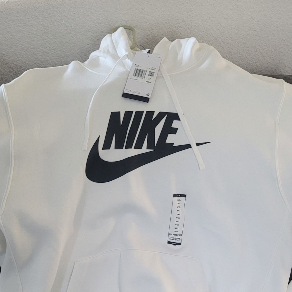 White Nike hoodie